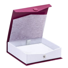 Ribbed Paper Snap Pendant/Earring Box, Prim Collection Pendant allurepack