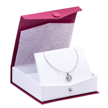 Ribbed Paper Snap Pendant/Earring Box, Prim Collection Pendant allurepack