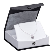 Ribbed Paper Snap Pendant/Earring Box, Prim Collection Pendant allurepack