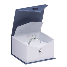 Ribbed Paper Snap Ring Box, Prim Collection Ring allurepack