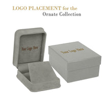 Rich Suede Pendant/Earring Box, Ornate Collection Pendant allurepack