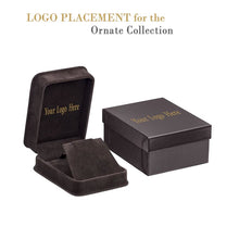 Rich Suede Pendant/Earring Box, Ornate Collection Pendant allurepack