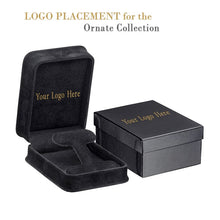 Rich Suede T-Style Earring Box, Ornate Collection Earring allurepack