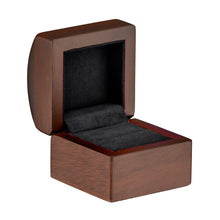 Ring Box, Walnut Collection Box WL10-DW Dark Wood 12 Allurepack