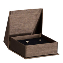 Silk Brushed Paper Earring/Pendant Box, Glamour Collection Earring allurepack