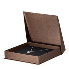 Silk Brushed Paper Full Set Box, Glamour Collection Necklace allurepack