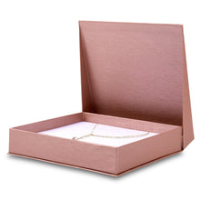 Silk Brushed Paper Full Set Box, Glamour Collection Necklace allurepack