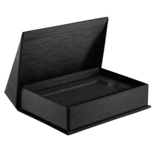 Silk Brushed Paper Gift Card Box, Glamour Collection Gift Card GM75-BK Black 12 allurepack