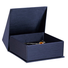 Silk Brushed Paper Pendant/Ring Box, Glamour Collection Pendant allurepack