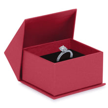 Silk Brushed Paper Ring Box, Glamour Collection Ring allurepack