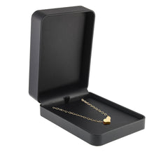 Soft Leatherette Pendant/Necklace Bar Box, Classic Collection Necklace allurepack