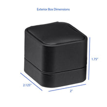 Soft Leatherette Ring Box, Classic Collection Ring allurepack