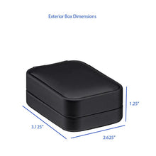 Soft Leatherette T-Style Earring Box, Classic Collection Earring allurepack