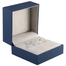 Soft Touch Dual Ring Box with Sleeve, Vogue Collection Ring allurepack