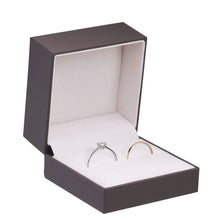 Soft Touch Dual Ring Box with Sleeve, Vogue Collection Ring allurepack