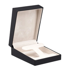 Soft Touch Long T-Style Earring Box with Sleeve, Vogue Collection Earring VG28-BK Black 12 allurepack