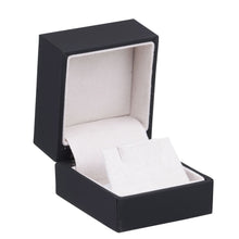 Soft Touch Small Earring Box with Sleeve, Vogue Collection Earring VG20-BK Black 12 allurepack