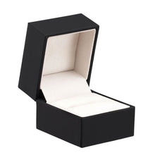 Soft Touch Small Ring Box with Sleeve, Vogue Collection Ring VG11-BK Black 12 allurepack