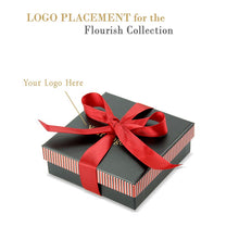 Striped Bow Bangle Box, Flourish Collection Bangle allurepack
