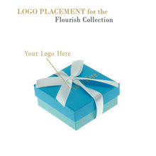 Striped Bow Bangle Box, Flourish Collection Bangle allurepack