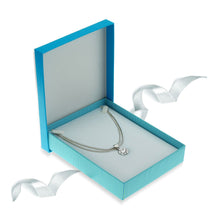 Striped Bow Necklace Box, Flourish Collection Necklace allurepack