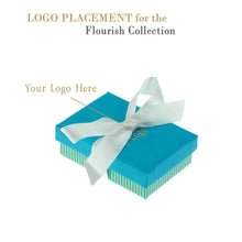 Striped Bow Pendant/Earring/Ring Box, Flourish Collection Pendant allurepack
