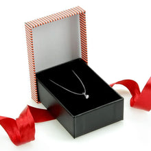 Striped Bow Pendant/Earring/Ring Box, Flourish Collection Pendant allurepack