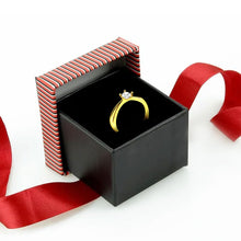 Striped Bow Ring Box, Flourish Collection Ring allurepack
