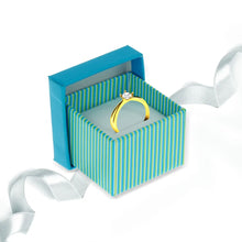 Striped Bow Ring Box, Flourish Collection Ring allurepack