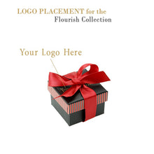 Striped Bow Ring Box, Flourish Collection Ring allurepack