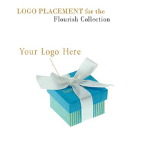 Striped Bow Ring Box, Flourish Collection Ring allurepack