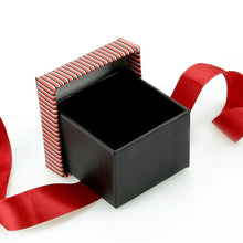 Striped Bow Ring Box, Flourish Collection Ring allurepack