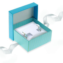 Striped Bow T-bar Earring and Pendant Box, Flourish Collection Earring/Pendant allurepack