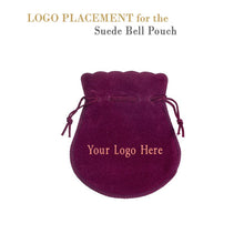 Suede Bell Luxury Pouch - Large Pouch allurepack