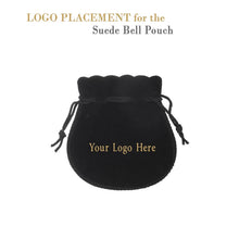 Suede Bell Luxury Pouch - Medium Pouch allurepack