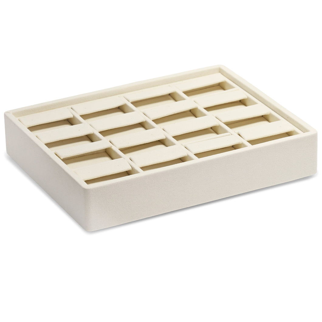 Suede Stackable 16 Earrings Pad Small Jewelry Tray Showcase Tray allurepack