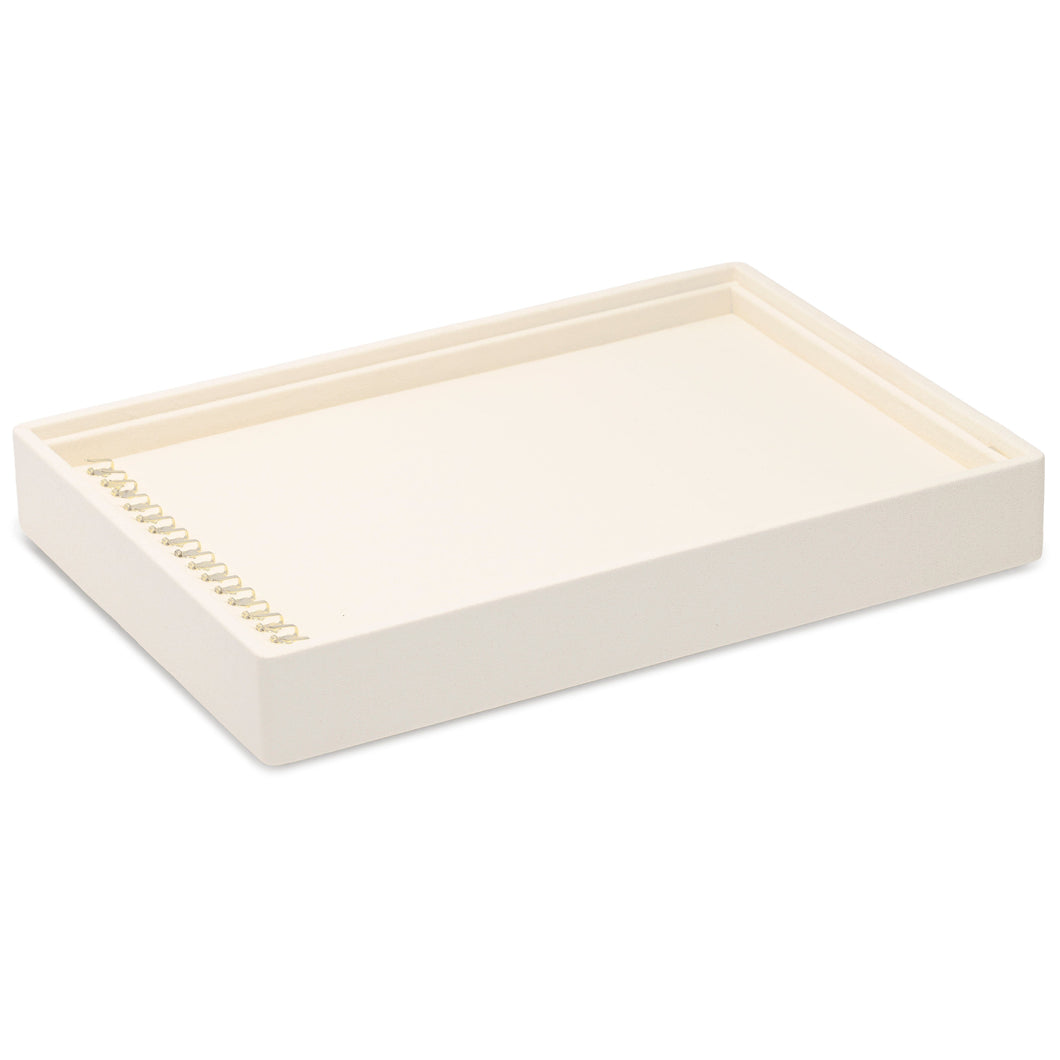 Suede Stackable 17 Chain Large Jewelry Tray Showcase Tray allurepack