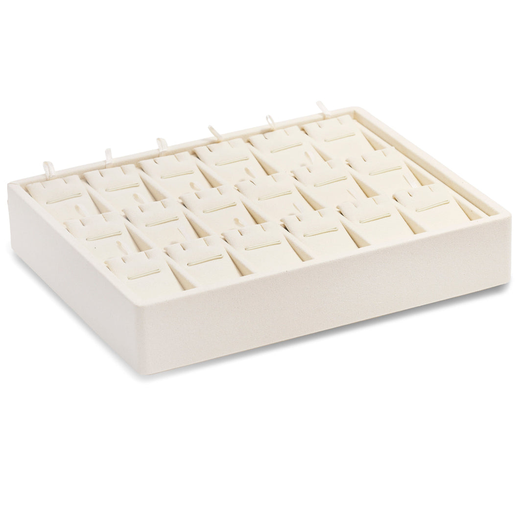 Suede Stackable 18 Pendant/ Earring Pad Small Jewelry Tray Showcase Tray allurepack