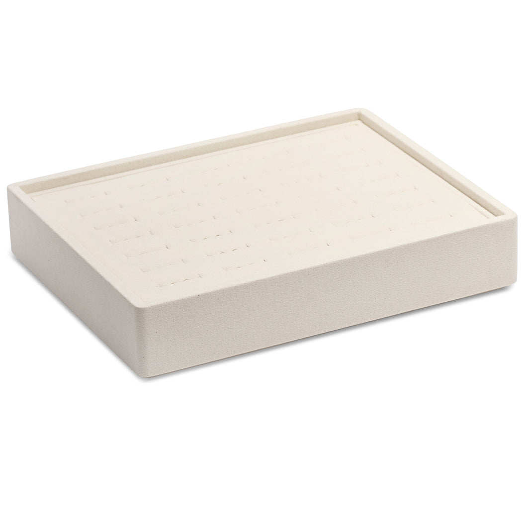 Suede Stackable 35 Ring Foam Slot Small Jewelry Tray Showcase Tray allurepack