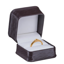 Textured Leatherette Ring Box, Exquisite Collection Ring allurepack