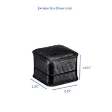 Textured Leatherette Ring Box, Exquisite Collection Ring allurepack