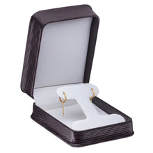 Textured Leatherette T-Style Earring Box, Exquisite Collection Earring allurepack