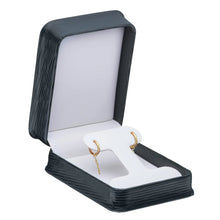 Textured Leatherette T-Style Earring Box, Exquisite Collection Earring allurepack