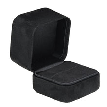 Ultrasuede Ring Box, Posh Collection Ring PH10-BK Black 12 Allurepack