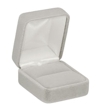 Velveteen Ring Box, Echelon Collection Ring EC10-GR Grey 12 allurepack