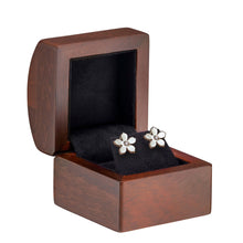 Walnut Wood Earring Box, Walnut Collection Earring Allurepack