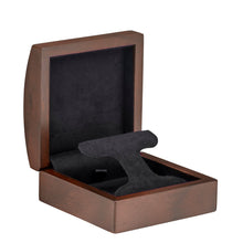 Walnut Wood Large T-Earring Box, Walnut Collection Universal WL50-DW Dark Wood 12 Allurepack