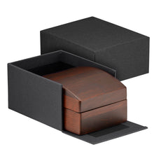 Walnut Wood T-Earring/Pendant Box, Walnut Collection Pendant Allurepack