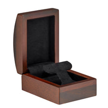 Walnut Wood T-Earring/Pendant Box, Walnut Collection Pendant WL26-DW Dark Wood 12 Allurepack