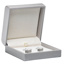 Weave Texture Cufflink Box, Contemporary Collection Cufflink allurepack